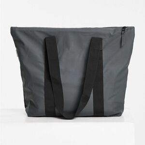 Rains Charcoal and Black Tote